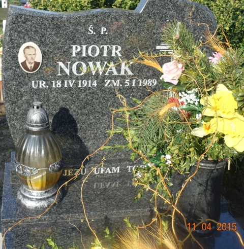 Grób Piotr Nowak