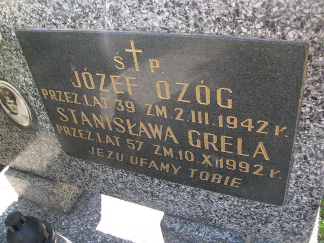 Józef Ozóg Gaj - Grobonet - Wyszukiwarka osób pochowanych