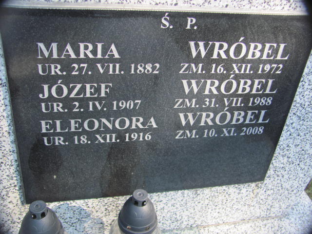 Maria Wróbel 1882 Gaj - Grobonet - Wyszukiwarka osób pochowanych