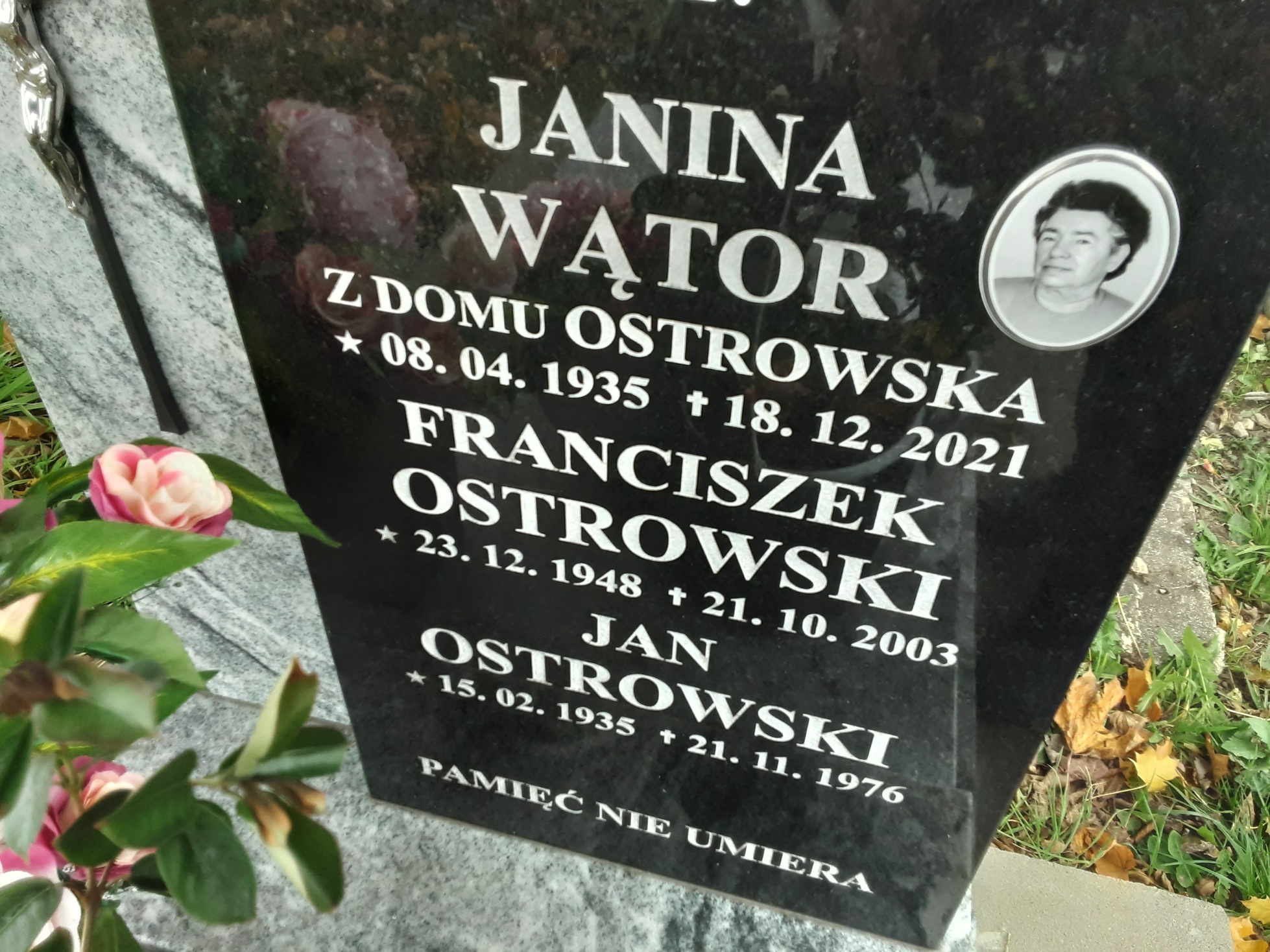 Grób Janina Wątor