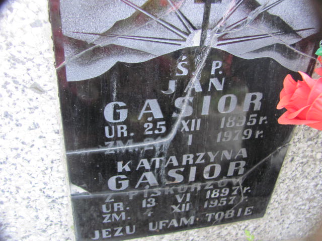 Jan Gąsior 1895 Gaj - Grobonet - Wyszukiwarka osób pochowanych